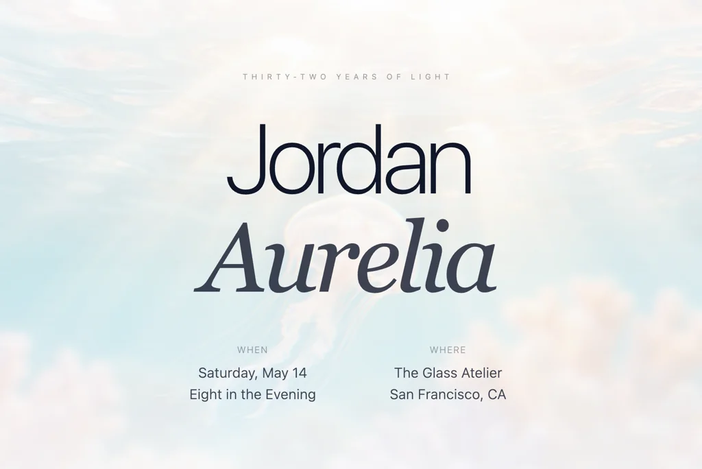 Jordan Aurelia Invite
